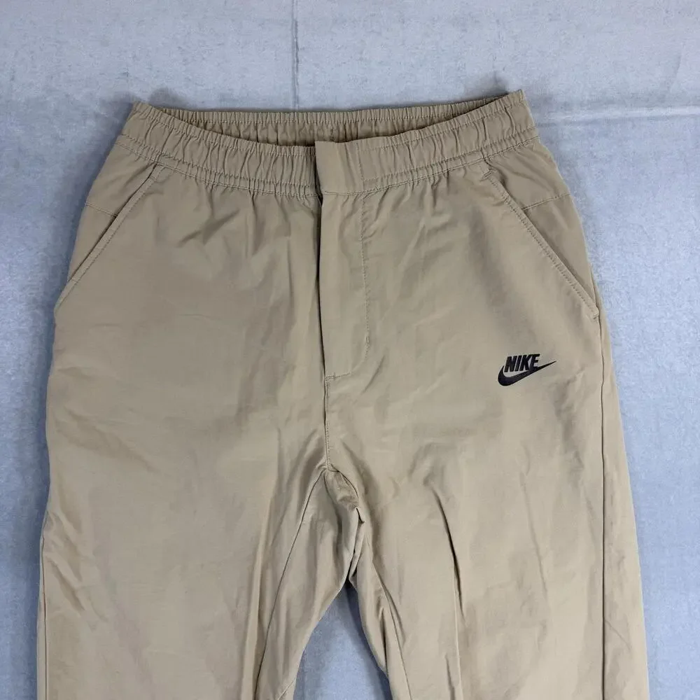Nike Sportswear Commuter Pants Mens Small Tan Tech Woven Performance DM6621-247